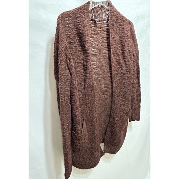 Eileen Fisher Petite Medium 100% Baby Alpaca Long Sleeve Cardigan - Picture 7 of 11